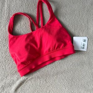 NWT Lululemon RED Energy Bra